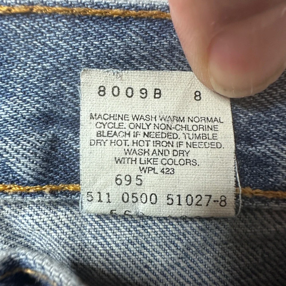Vintage Jeans 560 Mens 36x32 (35x31) Blue Loose Fit Tapered Leg Made in USA 90s‎